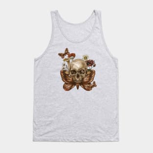 Cottage Core floral shirt vintage tee Tank Top